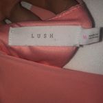 Lush Clothing Lush coral sheer lined dress size med Photo 3