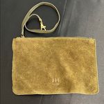Haute Hippie  | Olive Green Suede/Leather Festival Hobo Bag w/ Matching Mini Bag Photo 13