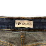 ZARA Size 8 Darkwash Denim Shorts Photo 1