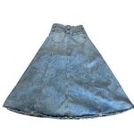 joe's jeans Denim Maxi Skirt SIZE 30 Full A-Line Jean Western Rigid Country $218 Photo 9