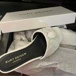 Kurt Geiger White Quilted Sandals Photo 5