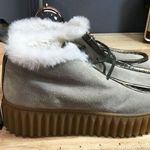 Voile Blanche Penelope Women's 6.5 Gray Lace Up Mid Top Round Toe Chukka Boots Photo 0