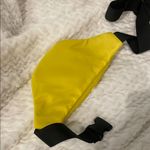Yellow Fanny Pack with Black Strap like new Photo 1