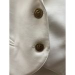 SMYTHE LES VESTES VINTAGE SHORT SLEEVE BLAZER SMALL White Photo 2