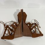Franco Sarto Mollie Wedge Sandals Brown Size 10 Photo 8