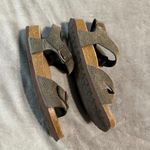 Cushionare Cushionaire Sandals Women Brown Footbed Slingback Buckle Open Toe Size 8 Wide Photo 3