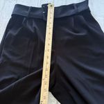 EXPRESS Womens Black High Rise Wide Leg Belted Trousers Career Pants Sz 8R Photo 10