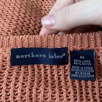 Northern Isles vintage linen ramie open knit chunky sweater in terracotta size M Size M Photo 8