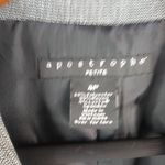 Apostrophe  4 Gray Lined Blazer Suit Jacket Photo 3