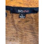 Blashe Sheer Duster Kimono Robe Black Size L Photo 3