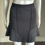 Sandro  Paris Jacquard Ruffle Textured Skirt Size 1 Photo 0