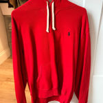 Polo  by Ralph Lauren Red Hoodie with Embroidered Logo Photo 0