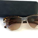 DKNY  sunglasses sunnies tortoise and clear plastic cat eye Donna Karan Photo 1