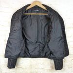 Forever 21 Blazer Jacket Womens 6 US Black Gray Plaid Wool Blend Preppy VTG Y2K Photo 7