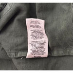 Avec Les Filles  Shirt Womens Medium Green Cropped Blouse Everyday Basic‎ Casual Photo 6