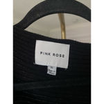 Pink Rose  Oversized Batwing Sweater Minimal Quiet Luxury Buttery Soft Winter XL Photo 5