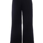 Akris Punto Wide Leg Textured Wool Pants Trousers Black Size 4 Photo 0