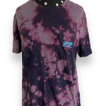 Old Navy  Womens Tee Size S Soft Washed Purple‎ Tie Dye Wave Pocket Shirt Photo 0