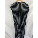 Lascana Wrap Front Striped Jumpsuit Size 12 Black Photo 6