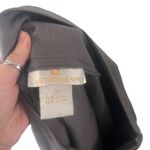 Metro Wear Women's Size Large Grey Embroidered Tie Above Knee Skirt Gray Photo 4