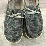 Hey Dude  Wendy Sox Dark Grey Canvas Casual Lightweight Slip On Shoes Size 6 Photo 7