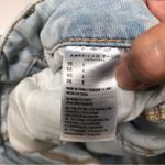 American Eagle  Outfitters high-rise Shortie lightwash cutoff denim jean shorts 4 Photo 6