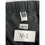 SheIn Womans  Curve Ruffle Embellished Pants 3 XL Black Front Zip/hook Belt Loops Photo 2