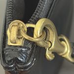 Coach  Poppy Wristlet Wallet Black Patent Leather Gold Zipper Y2K Photo 7