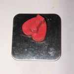 Heart Soul Red Blue Funky Y2K Boho Scatter Pin Photo 1