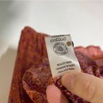 Gramicci Floral Embroidered Peasant Blouse Size Small Orange Photo 5