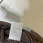 NANUSHKA Nevada Gingham Woven Wide Leg Pants In Brown Tie Waist Womens Size S Photo 10