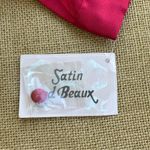 Vintage Satin and Beaux" Elegant Red Satin Night Shirt Large Photo 6