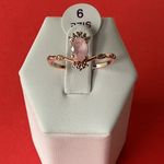 Bomb Party RBP7453 “Pure Bliss” Lab Created Quartz on Rose Gold Size 9 Ring NWT Photo 0