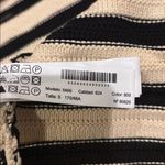 Massimo Dutti  Black and Cream Striped Cardigan Photo 3