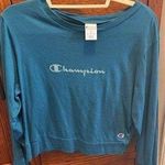 Champion  Teal Long Sleeve Shirt NWOT women’s Photo 0
