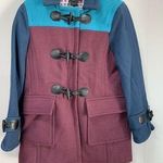 Marc Jacobs Wool Toggle Colorblock Coat Small Photo 0
