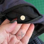 Lululemon Women 2 Pace Queen Tight Stripe Cadet Blue Black Athleisure Workout Photo 8