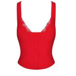 SKIMS  Cherry Soft lounge ribbed lace tank + bralettes 2in1 Brand new with tags Photo 1