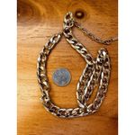 SUGARFIX BaubleBar Chunky Chain Link Statement Necklace Gold Tone‎ 18" Photo 7