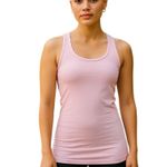 Lululemon Women’s Cool Racerback Heathered Pink Pig Long Tank Top - size 4 Photo 9