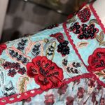 Anthropologie Bhanuni Floral embroidered, beaded dress size M Bohemian Photo 6