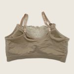 Goobie Beige Lace Wireless Slip On Bralette One Size Size M Photo 5