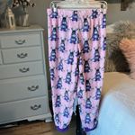 Disney Christmas Pajama Pants Eeyore Winnie the Pooh Womens S Pink Purple Jogger Photo 7