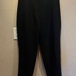 ZARA Women’s Cropped Trousers Slacks Pants Size Large NotchBack Black Photo 1