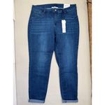 Workshop Republic Clothing WORKSHOP Republic Womens Size 14 Med Dark Blue High Waist Skinny Ankle Stretchy Photo 1