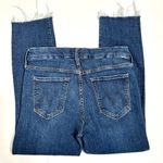 Mother Looker Ankle Fray in Girl Crush Size 28 Blue Photo 6