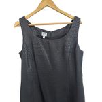 Armani Collezioni  women's black shift dot printed sleeveless‎ dress size 12 Photo 1