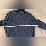 Athleta Malaga ruched long sleeve dress dark heathered gray size large Photo 7