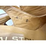 80s 90s VTG Halston Slingback Butter Colored Leather Pumps 8 1/2N Made in Italy Yellow Size 8.5 Photo 3