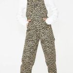 Obey Casbah Leopard Print Dungarees Overalls Photo 1